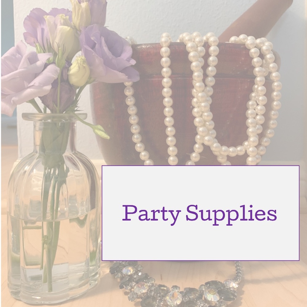 Party supplies and wrapping